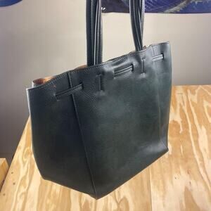 Green Drawstring Tote Bag